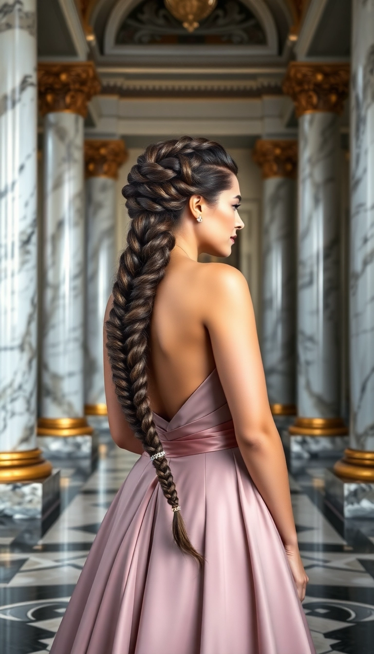 39 Cinderella Hairstyles That Will Make You Feel Like a True Princess! - 20. Double Braided Crown