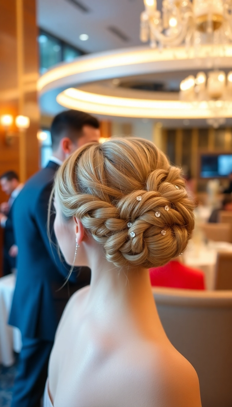 39 Cinderella Hairstyles That Will Make You Feel Like a True Princess! - 37. Beautifully Styled Braided Bun