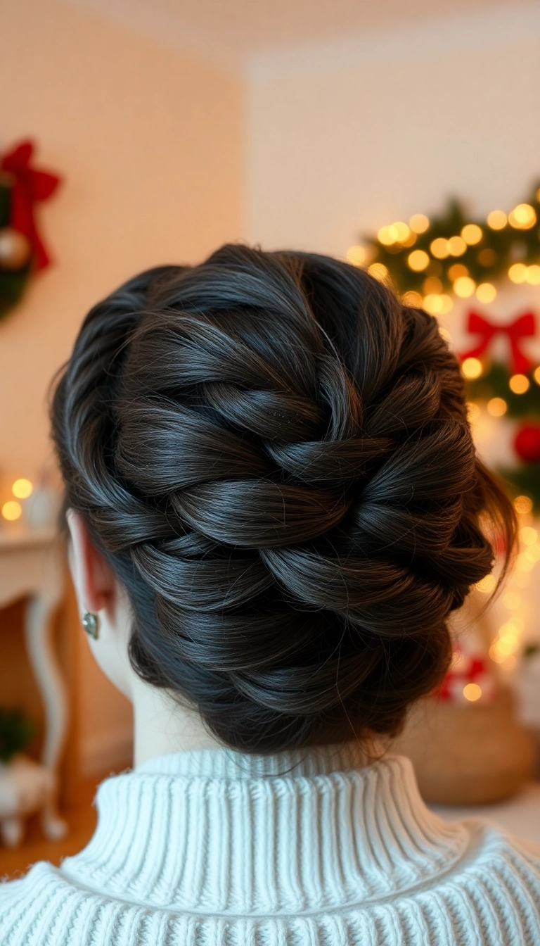 32 Stunning Winter Hairstyles That Will Make You Look Like a Snow Queen! - 1. Twisted Crown Braid