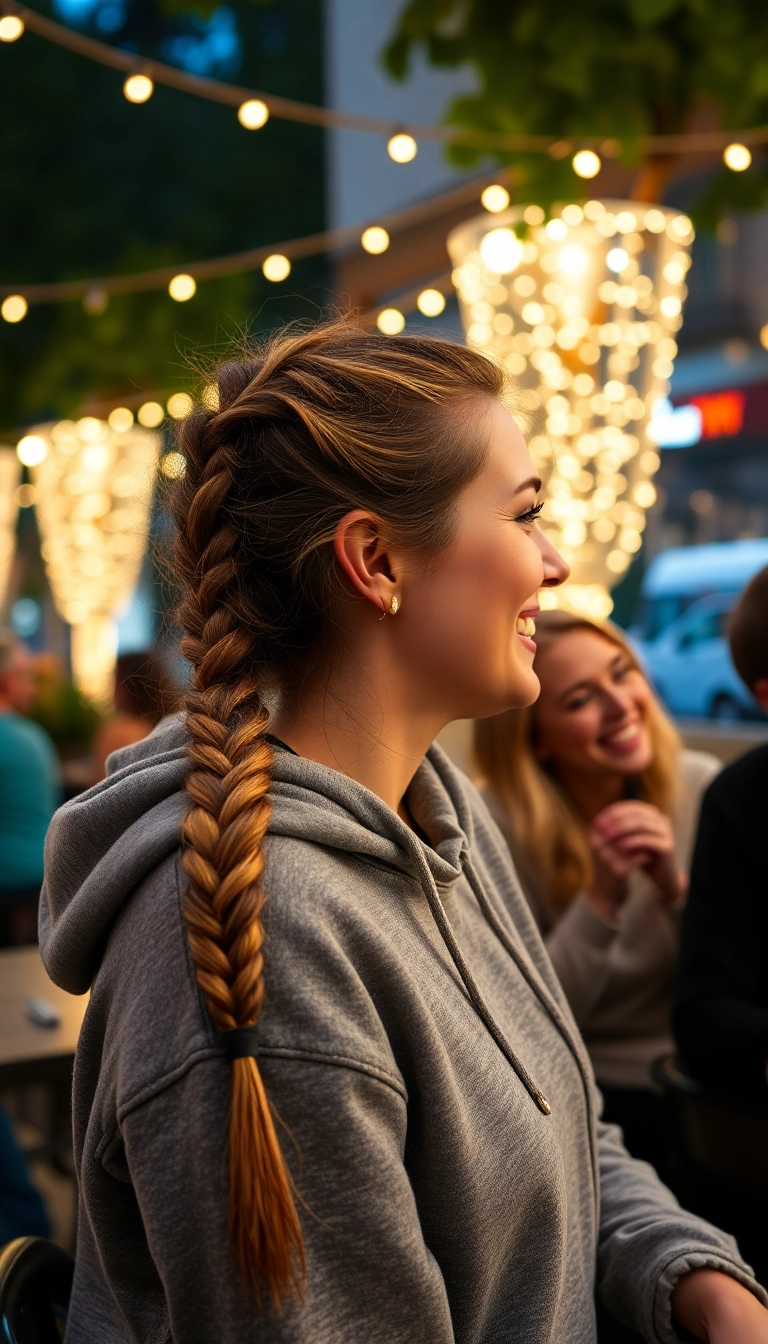 33 Hoodie Hairstyles That'll Transform Your Look in Seconds (You Won't Believe #16!) - 6. Fishtail Braid