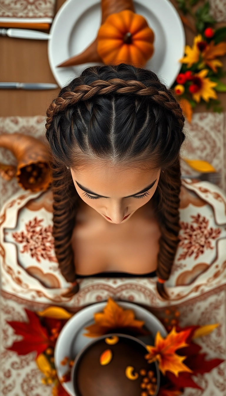 30 Stunning Thanksgiving Hair Ideas Everyone Will Be Talking About! - 3. Braided Crown