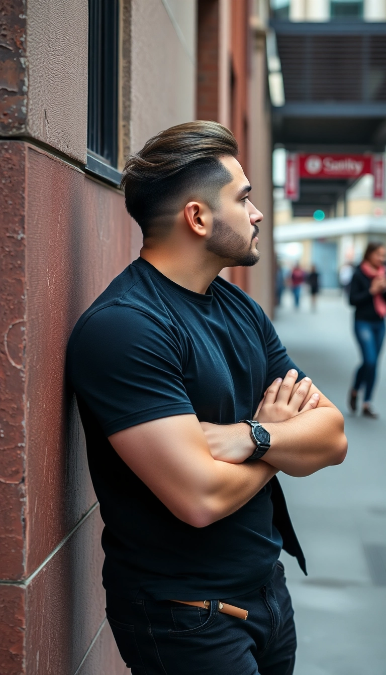 37 Stylish Medium Length Haircuts for Men: Your Ultimate Grooming Guide! - The Side Swept Undercut