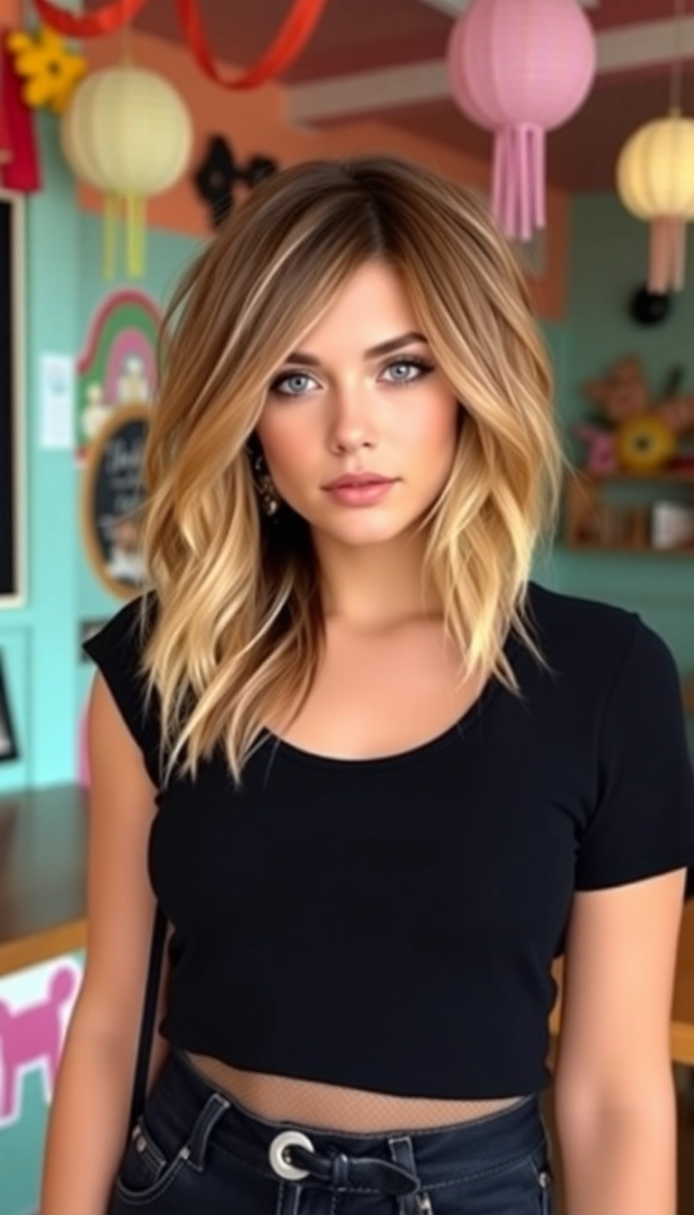 37 Short Haircut Ideas for Every Face Shape (You Won't Believe #15!) - 3. Asymmetrical Lob