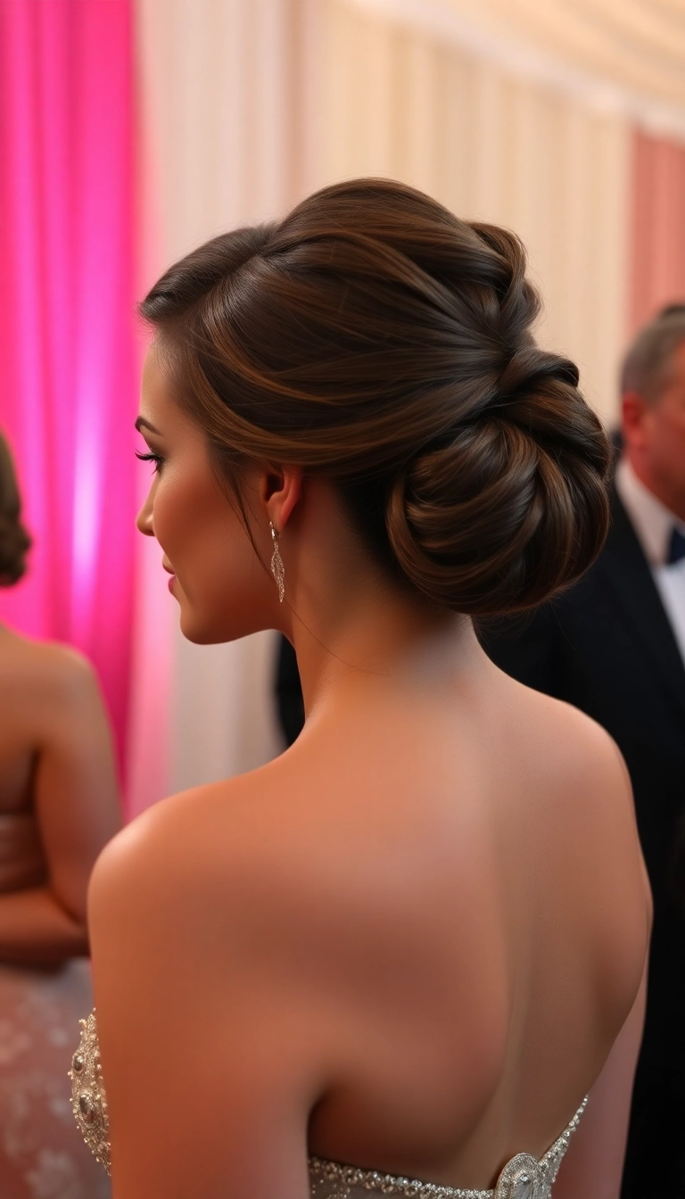 38 Stunning Short Silk Press Hairstyles You Need to Try Today! - Elegant Updo