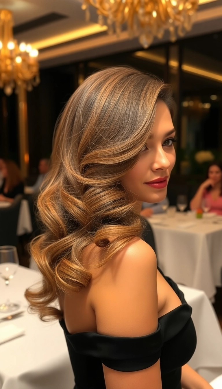 31 Stunning Greek Goddess Hairstyles That'll Make You Feel Like a True Diva! - 11. Side-Swept Glam