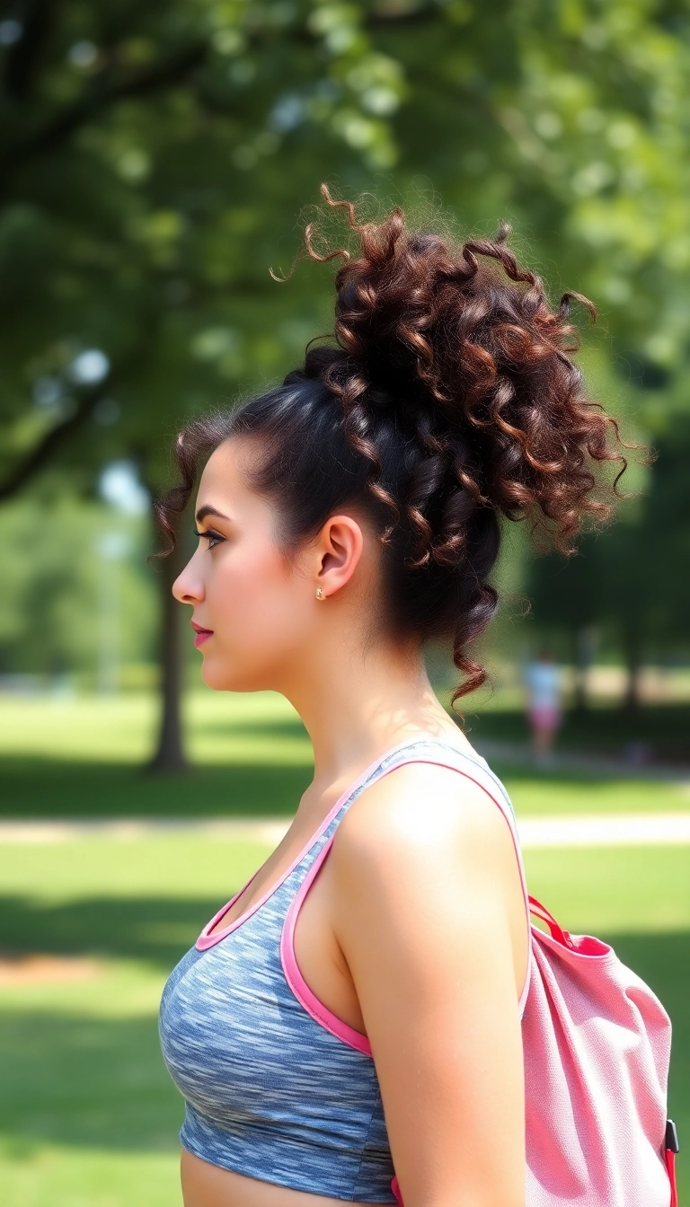 35 Curly Haircut Ideas That Will Inspire Your Next Look (You Won't Believe #15!) - 19. Curly Ponytail