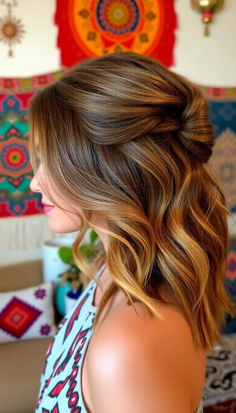 32 Unique 50s Hairstyles for Long Hair That Will Turn Heads! - Chic Half-Up, Half-Down