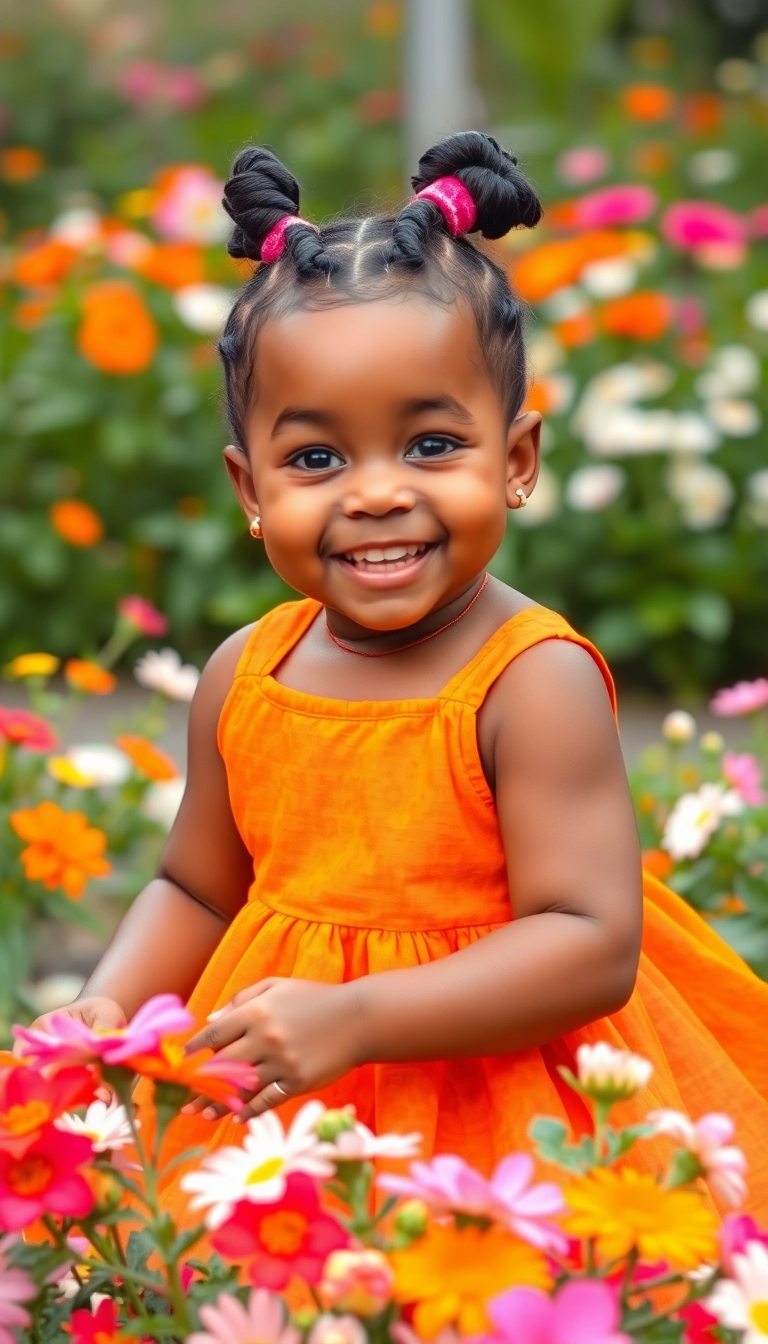 35 Mixed Baby Hairstyles That'll Make Everyone Say 'Aww!' - Bantu Knots