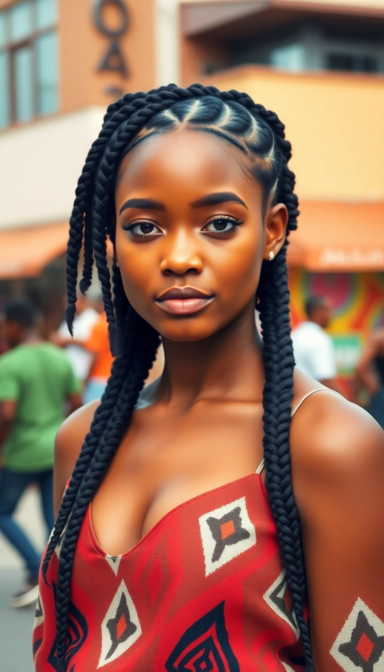 39 Creative Fulani Braids Styles You Need to Try This Season (Trust Us, #18 Is a Game-Changer!) - 7. Boxed Fulani Braids