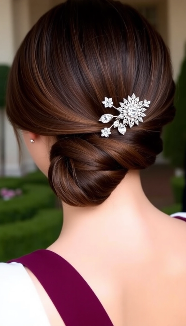 30 Windy Day Hairstyles That'll Keep You Stylish No Matter the Weather! - 8. Low Chignon