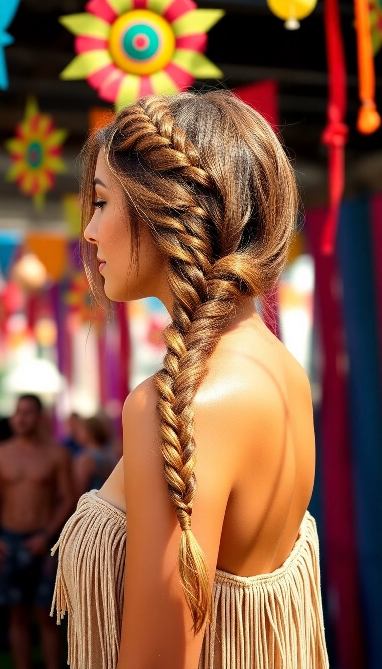 35 Gorgeous Dutch Braid Hairstyles to Embrace Your Inner Boho Queen! - 5. Dutch Braid with Fishtail Ends