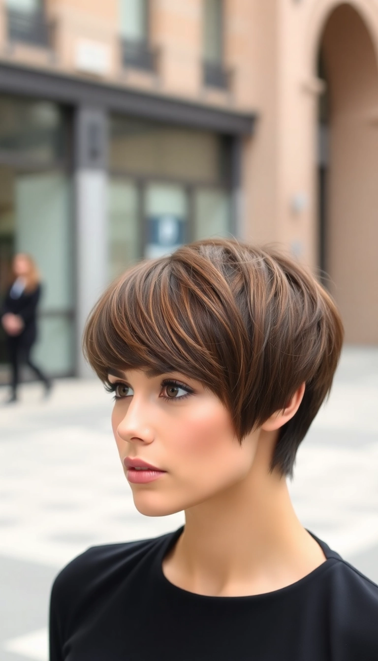 36 Pixie Shag Haircut Ideas for Effortlessly Chic Looks Every Day! - Pixie Shag with Bangs