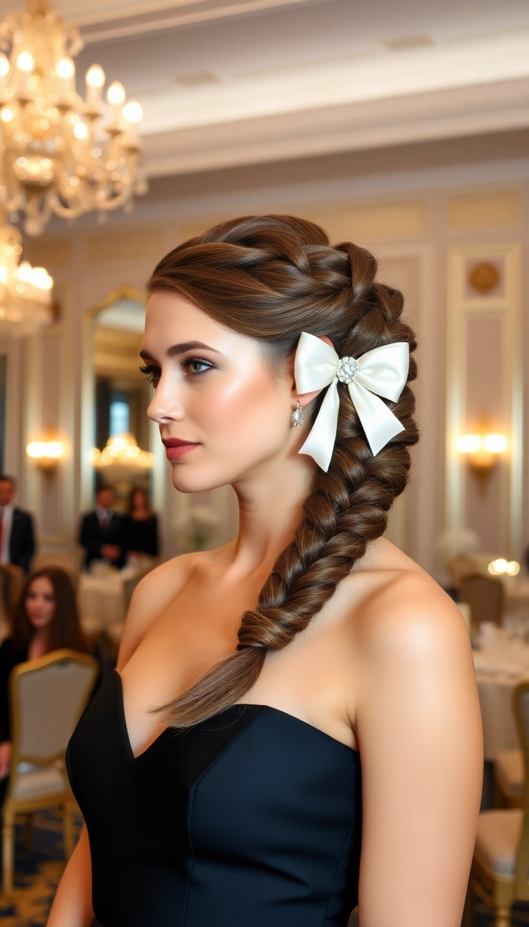 37 Braids Hairstyles Ideas That'll Make You Want to Try #23 Immediately! - 26. Braided Hair Bow