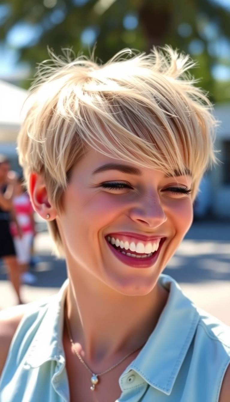 31 Short Pixie Haircuts Ideas That'll Make You Want to Chop It All Off! - Pixie with Highlights