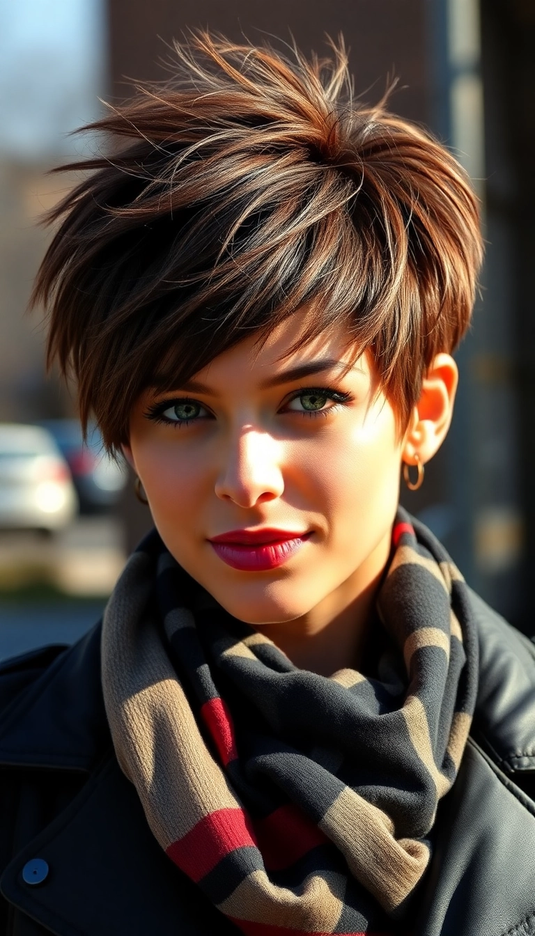 31 Chic Haircuts for Women Over 60 You Won't Believe Are So Easy! - 2. Textured Pixie Cut