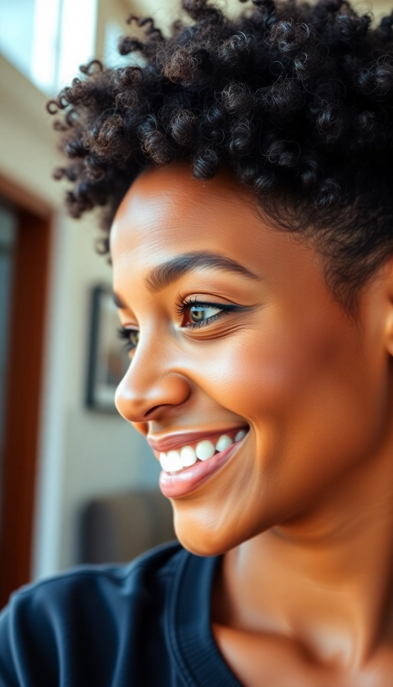 34 Short Afro Hairstyles for 4C Hair That Will Turn Heads! - Defined Curls