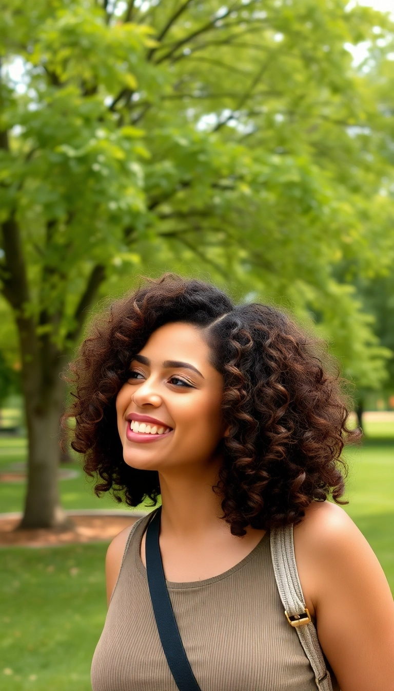 30 Curly Bob Haircut Ideas That'll Make You Say 'Wow!' (You Won't Believe #7!) - 4. Layered Curly Bob