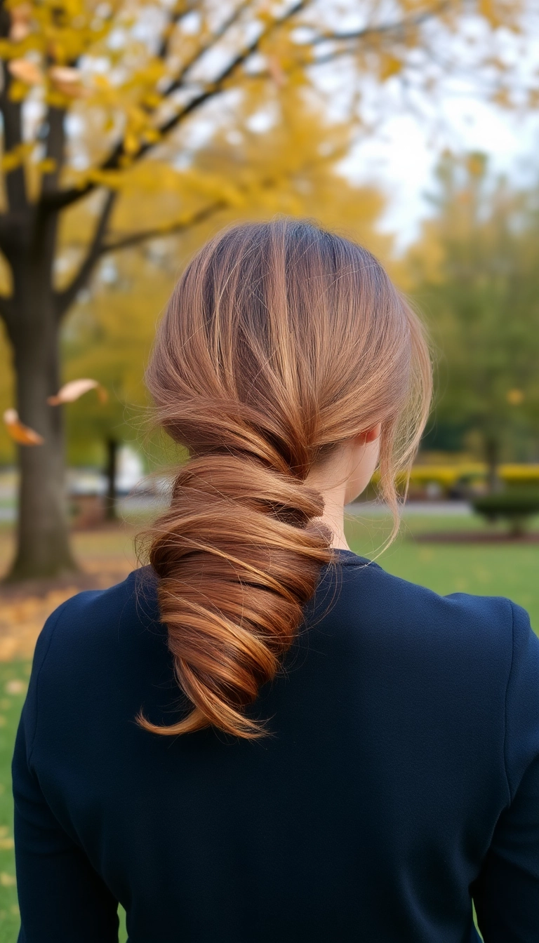 30 Windy Day Hairstyles That'll Keep You Stylish No Matter the Weather! - 12. Low Ponytail with Volume