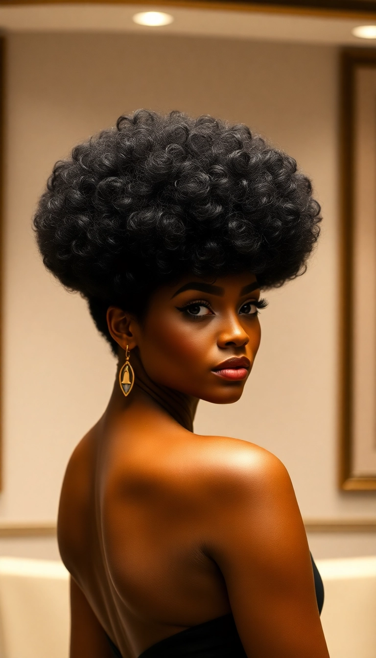 34 Short Afro Hairstyles for 4C Hair That Will Turn Heads! - Sculpted Fro