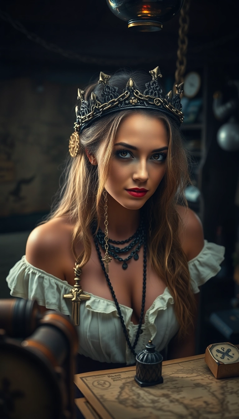 39 Pirate Hairstyles for Women That'll Make You Feel Like a Swashbuckling Queen! - The Crown of Chains