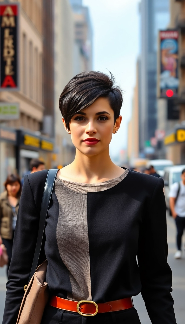 38 Short Pixie Haircuts for Fine Flat Hair That'll Make You Want to Chop It All Off! - Pixie with a Side Part