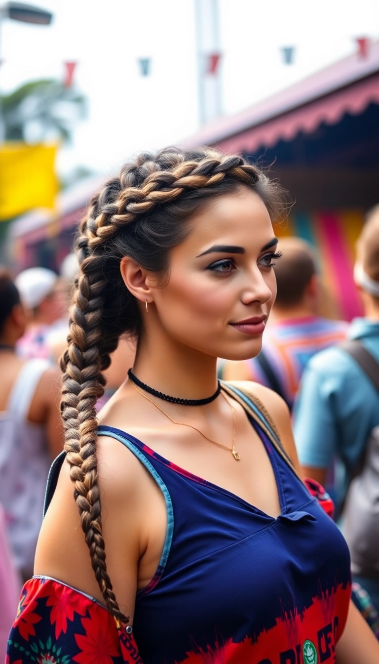 39 Edgy Haircuts Ideas That'll Make You Want to Change Your Look NOW! - 27. Braided Crown