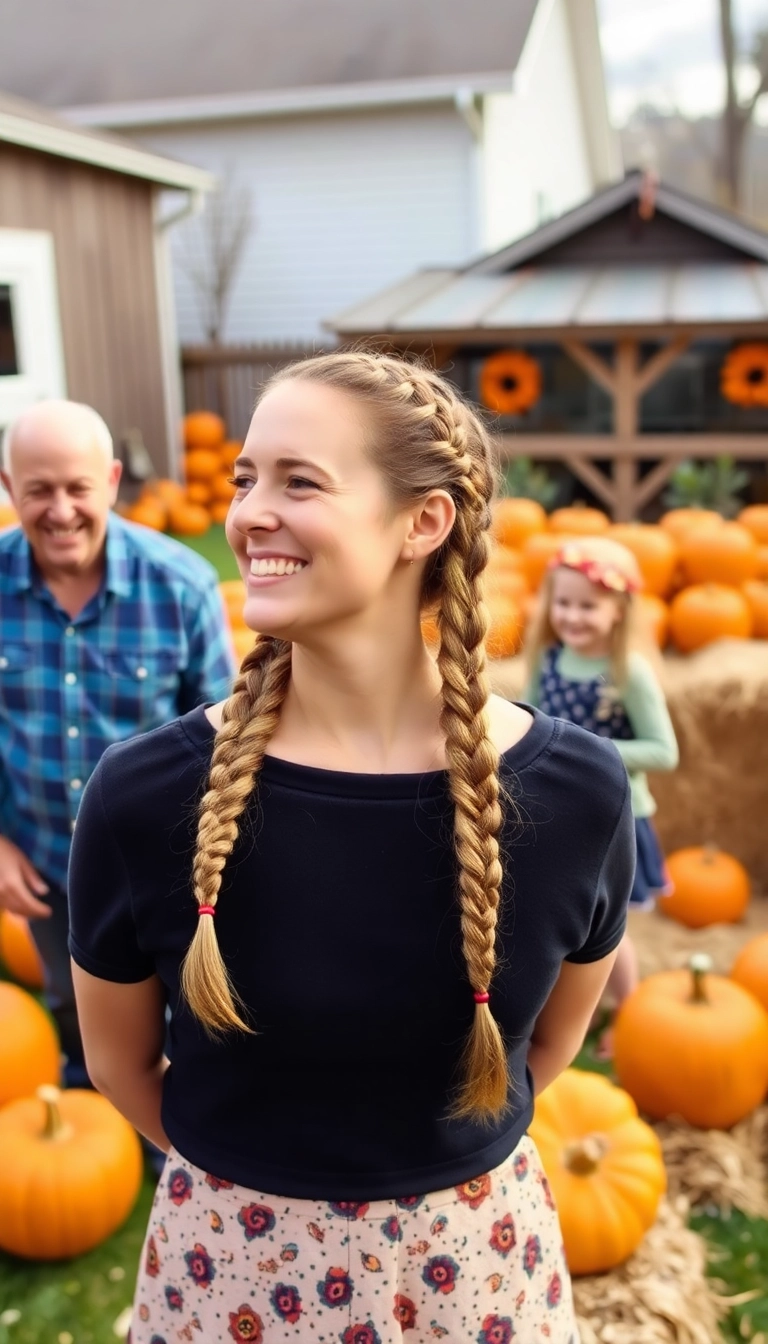 30 Stunning Thanksgiving Hair Ideas Everyone Will Be Talking About! - 12. Dutch Braid Pigtails