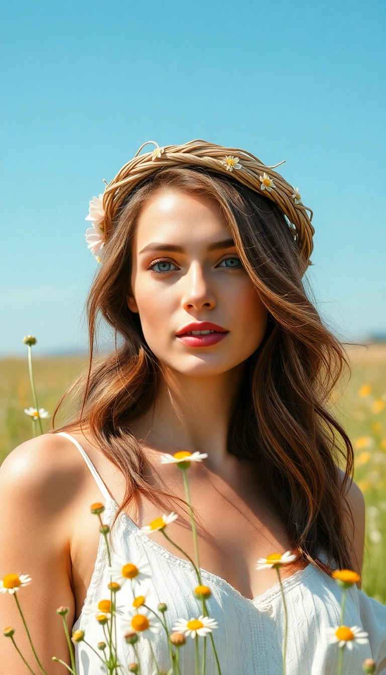 38 Fairy Hairstyles That Will Make Your Friends Say 'Wow!' (You Won't Believe #15!) - 32. Woven Flower Crown