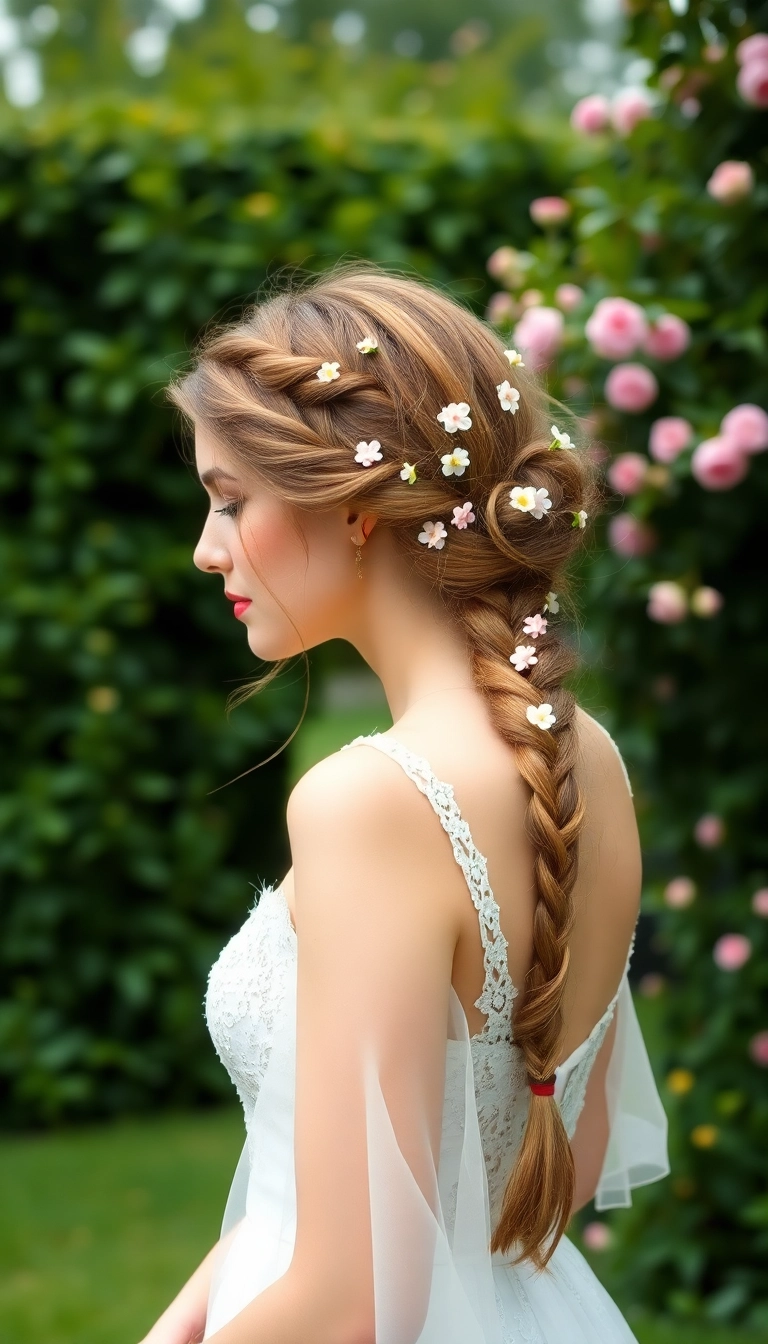 37 Must-Try Formal Hairstyles for Medium Length Hair (You'll Love #22!) - 9. Fishtail Braid