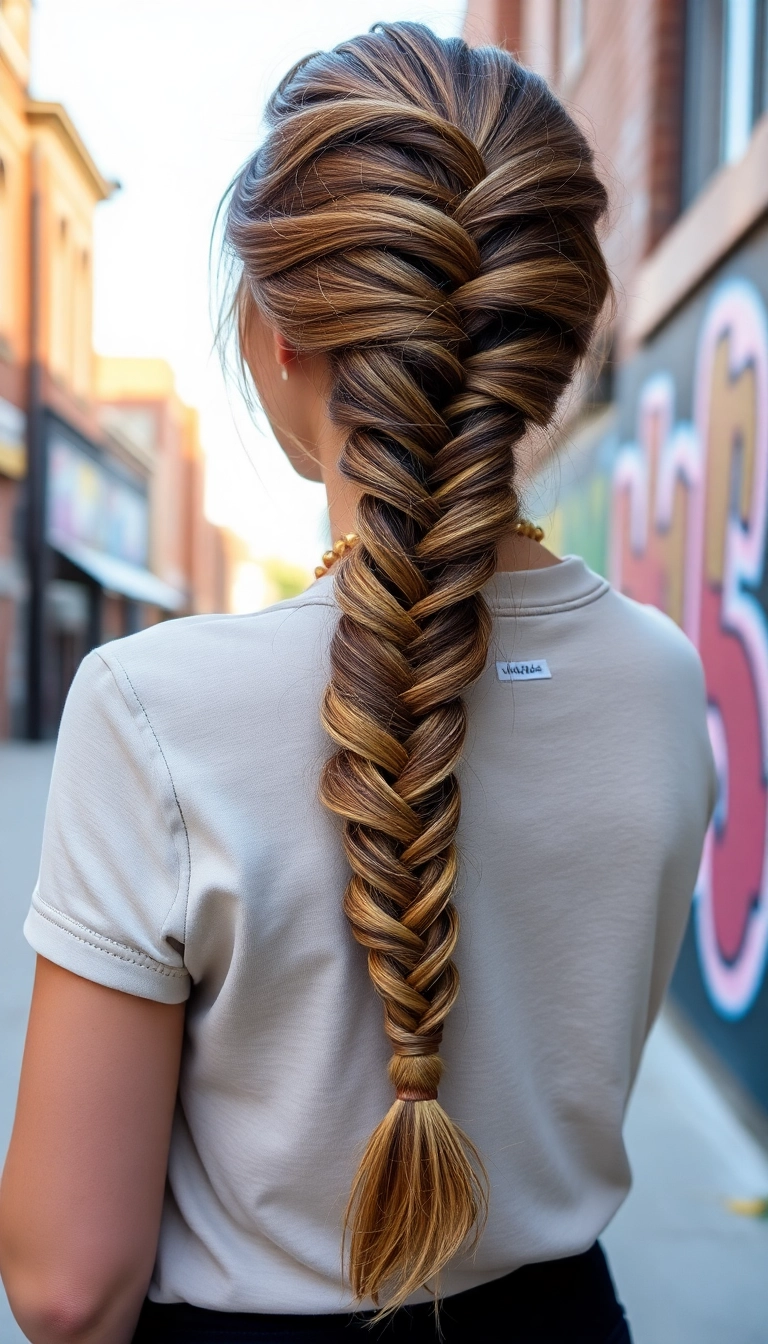 36 Elegant Birthday Hairstyles for a Classy Celebration (Get Inspired!) - 11. Elegant Fishtail Braid