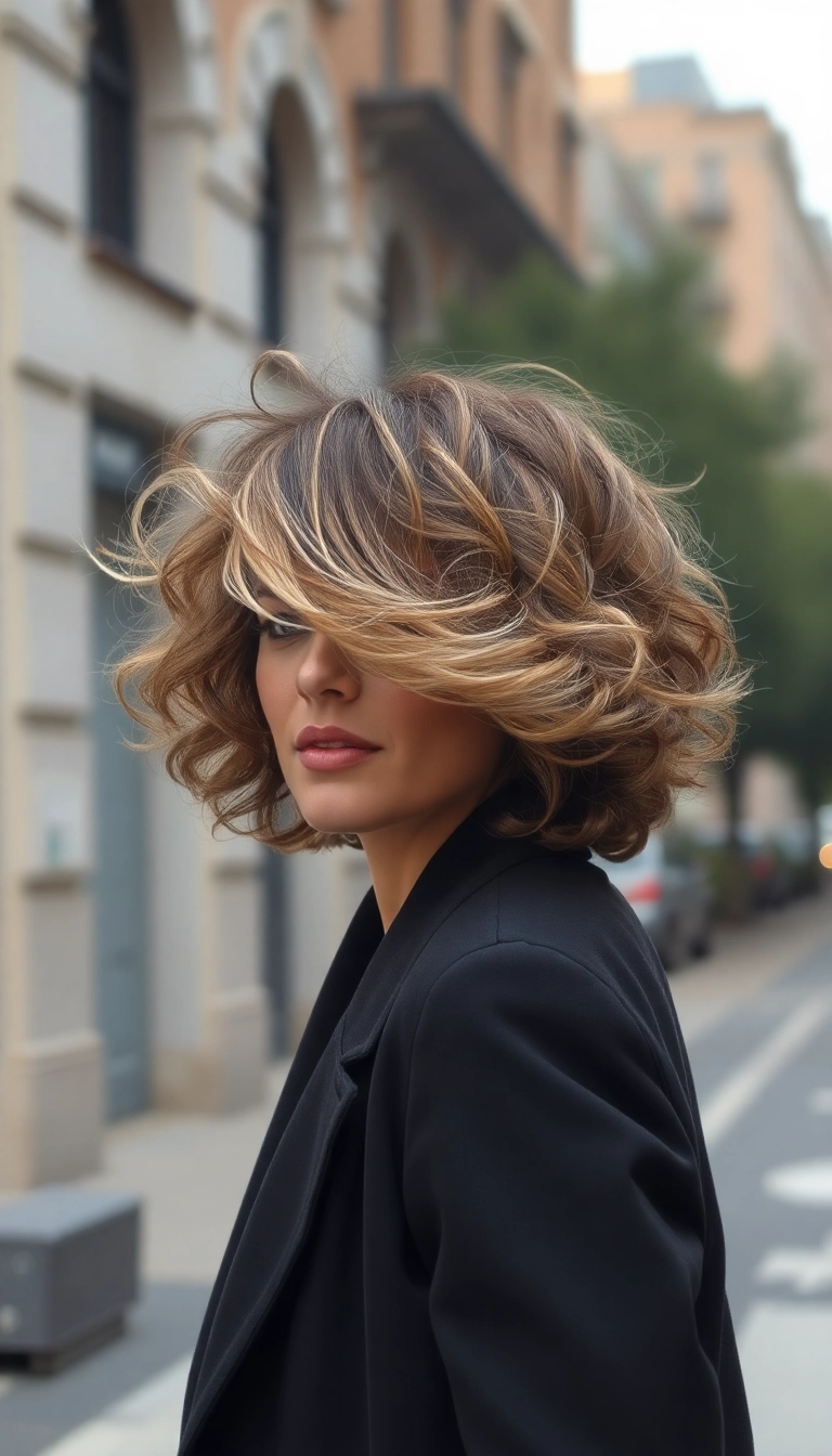 27 Modern Curly Wolf Cuts for Women That Are Total Show-Stoppers! - 13. Layered Bob