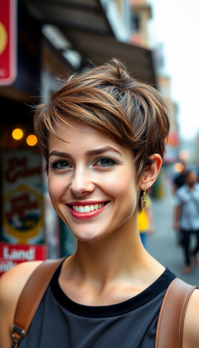 32 Short Haircuts for Fine Flat Hair That Will Transform Your Look Instantly! - The Pixie Cut