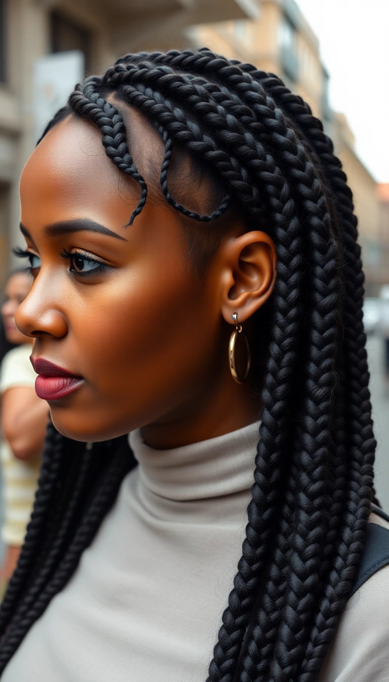 39 Creative Fulani Braids Styles You Need to Try This Season (Trust Us, #18 Is a Game-Changer!) - 16. Twisted Fulani Braids