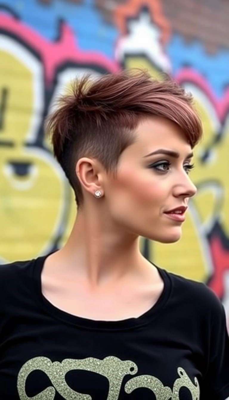 34 Chic Short Haircuts That'll Elevate Your Style Game Instantly! - Undercut Pixie