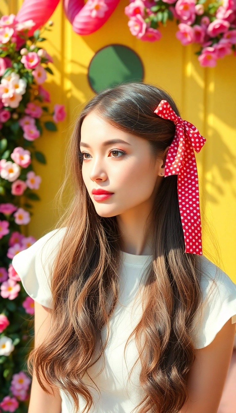 32 Unique 50s Hairstyles for Long Hair That Will Turn Heads! - Vintage Hair Ribbon