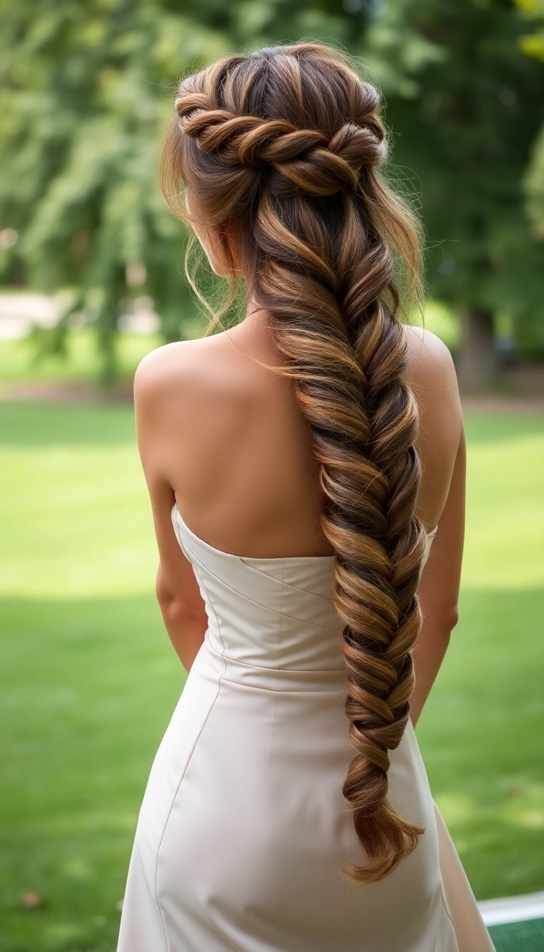 39 Belle Hairstyle Ideas That Will Make You Feel Like a Princess! - Elegant Waterfall Braid