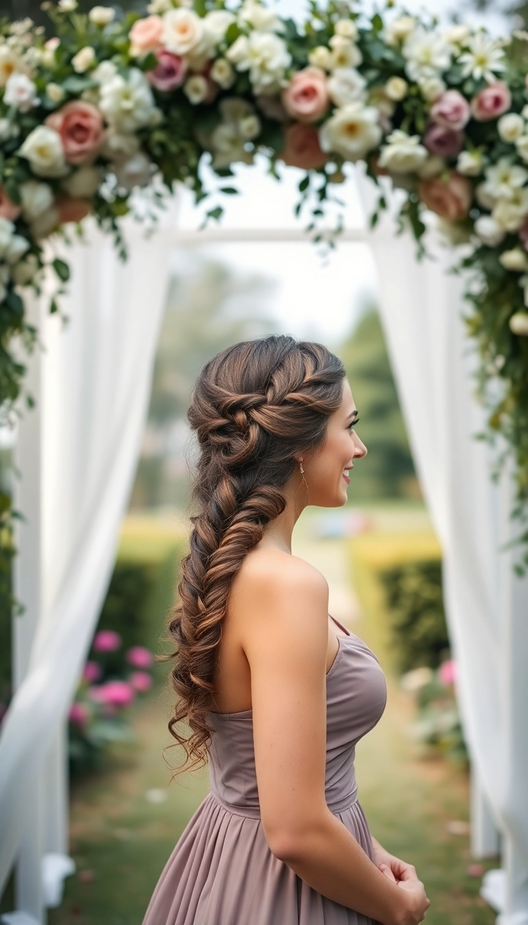 35 Gorgeous Dutch Braid Hairstyles to Embrace Your Inner Boho Queen! - 15. Dutch Braid with Spiral Curls