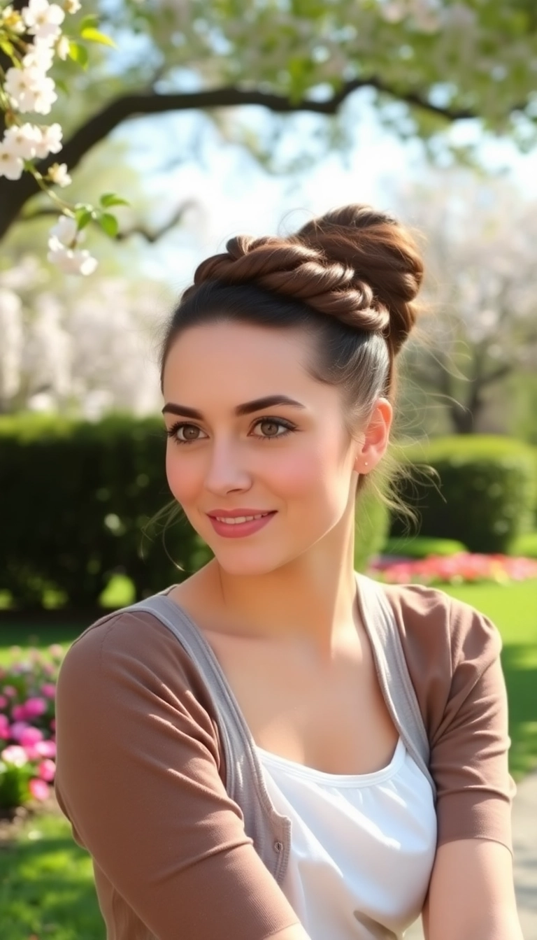 39 Cinderella Hairstyles That Will Make You Feel Like a True Princess! - 28. Twisted Loose Bun