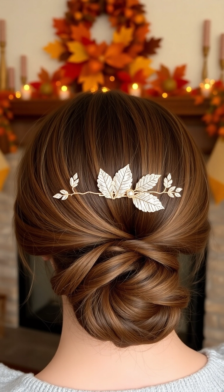 30 Stunning Thanksgiving Hair Ideas Everyone Will Be Talking About! - 1. The Elegant Low Bun