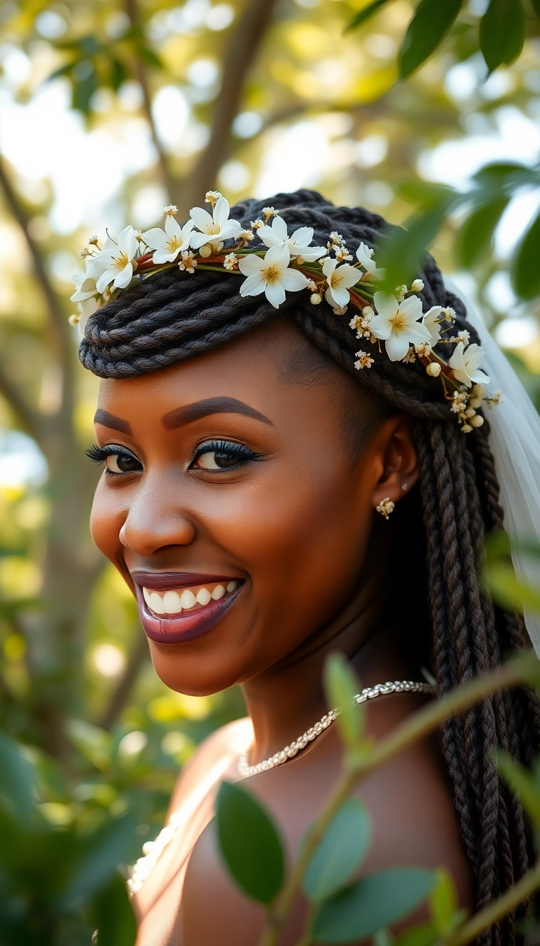 39 Creative Fulani Braids Styles You Need to Try This Season (Trust Us, #18 Is a Game-Changer!) - 5. Fulani Braid Crown