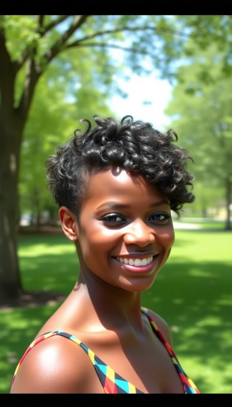 35 Trendy Short Pixie Haircuts for Black Women You Need to Try Now! - Textured Pixie