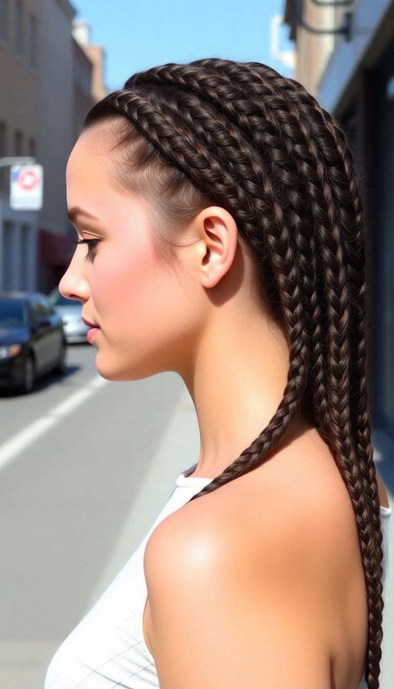 36 All Back Cornrows Hairstyles That Will Turn Heads (You Won't Believe #15!) - Feed-In Braids