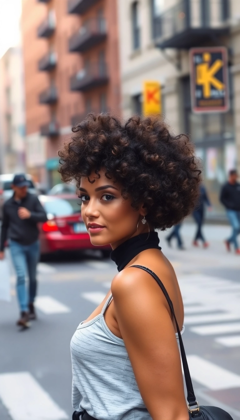 30 Curly Bob Haircut Ideas That'll Make You Say 'Wow!' (You Won't Believe #7!) - 6. Curly Bob with Undercut