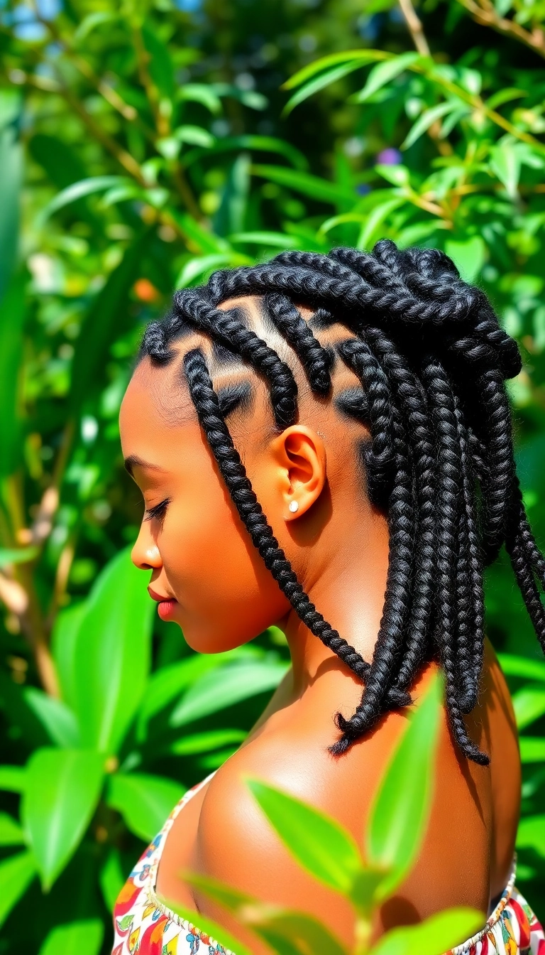 37 Braids Hairstyles Ideas That'll Make You Want to Try #23 Immediately! - 37. Braids with Natural Hair