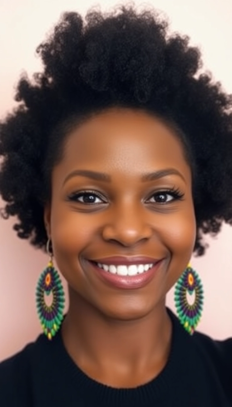 34 Short Afro Hairstyles for 4C Hair That Will Turn Heads! - Classic Tapered Afro