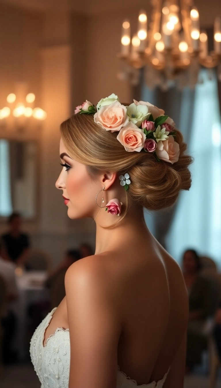 38 Fairy Hairstyles That Will Make Your Friends Say 'Wow!' (You Won't Believe #15!) - 37. Vintage Floral Updo