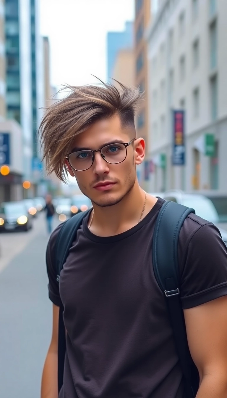 37 Stylish Men's Longer Haircuts That'll Make You the Trendsetter of the Year! - The Half-Up, Half-Down