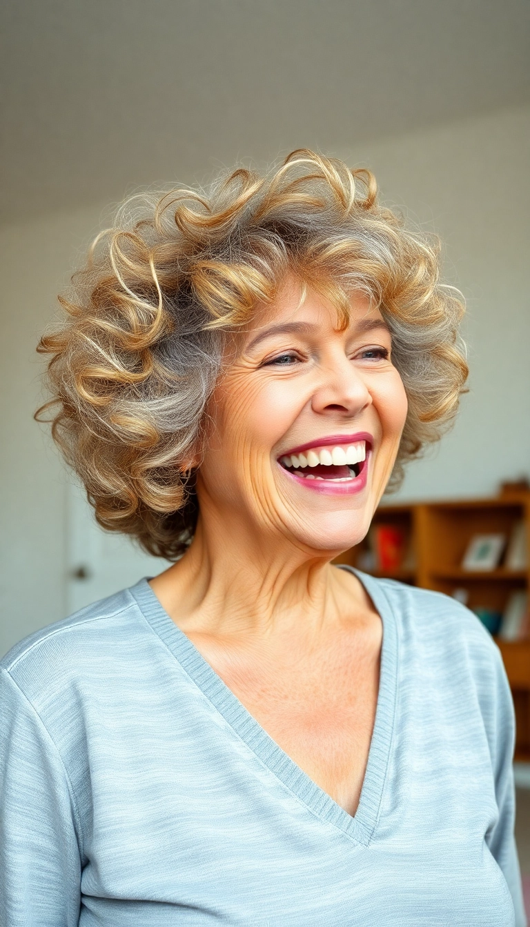 34 Haircut Ideas for Older Women That'll Make You Look Younger Instantly! - 6. Curly Bob