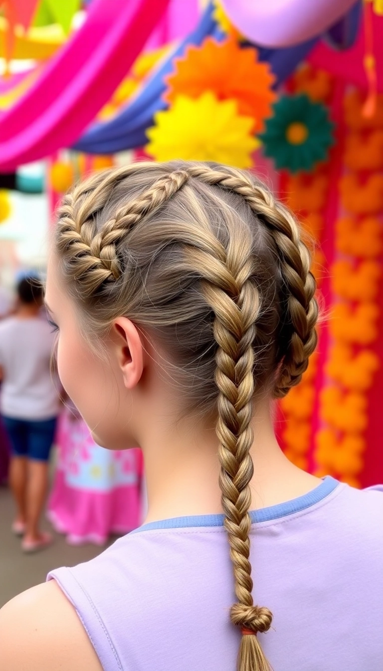 37 Braids Hairstyles Ideas That'll Make You Want to Try #23 Immediately! - 22. Double Braids