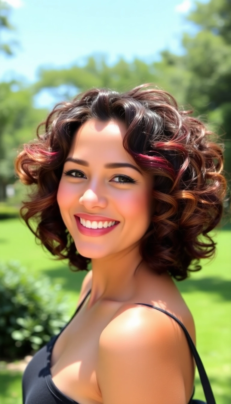 34 Short Layered Bob Hairstyles That'll Make You Want to Chop It All Off! - Curly Layers for Volume